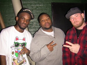 Von Pea, Big Pooh and Joe Scudda Backstage Von Pea, Big Pooh and Joe Scudda